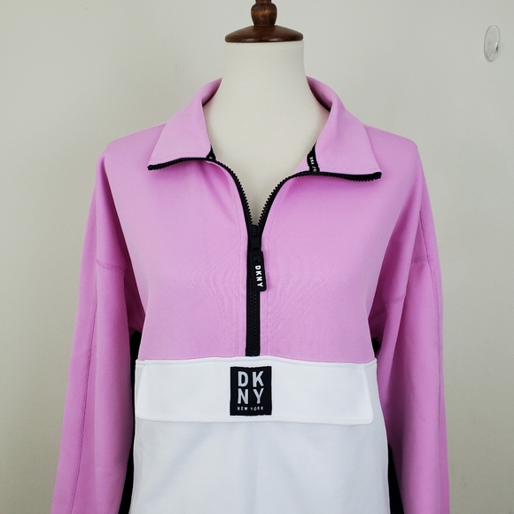 DKNY Sport Half Zip Pullover Sweatshirt - Picture 3 of 16